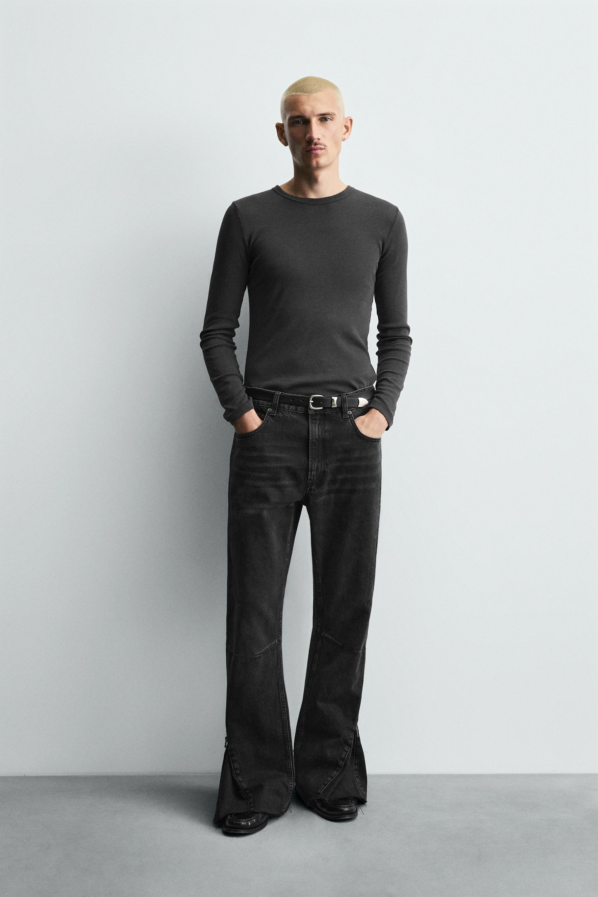 JEAN FLARE FIT FERMETURES ÉCLAIR